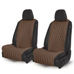 Комплект передних накидок (Темно-коричневый) Ромб 2